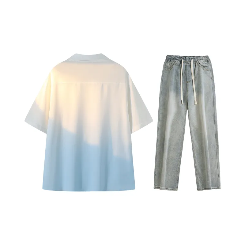 A.X.S.K Shirt Matching Set Unisex-32