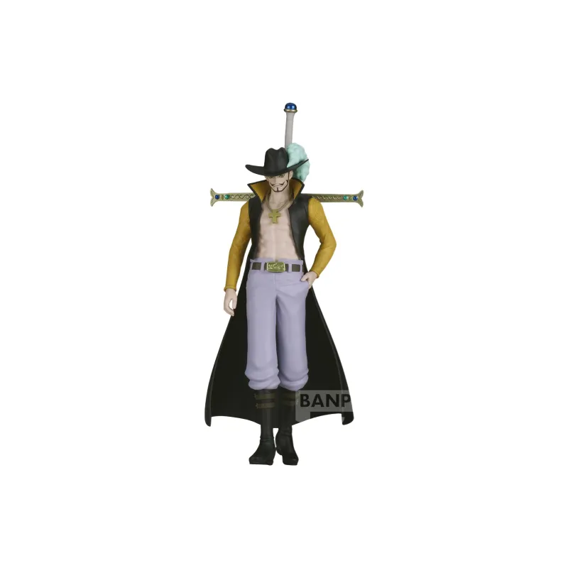 BANPRESTO Dracule Mihawk One Piece The Voyage, Hawkeye Bonus Gifts-0