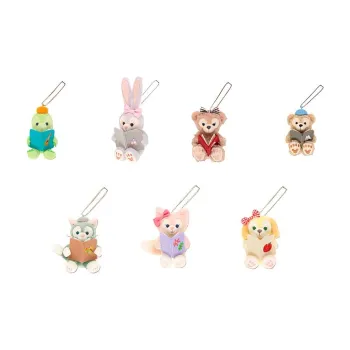 Disney Autumn 2023 Collection Disney Figure Print Duffy And Friends Fall Story Book Dolls Plush Pendant Small Size Tall