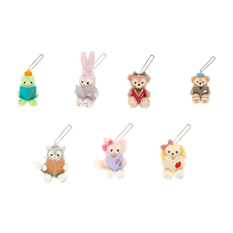 Disney Autumn 2023 Collection Disney Figure Print Duffy And Friends Fall Story Book Dolls Plush Pendant Small Size Tall-0