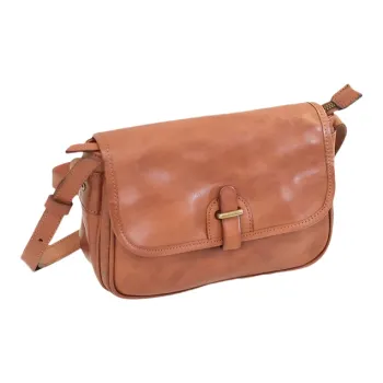 TTaG．baG Top Grain Vegetable Tanned Cow Leather Shoulder Bag Regular Women's Chestnut/Black