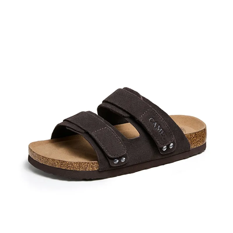CAMEL Slide Slippers Women's Coffee-1