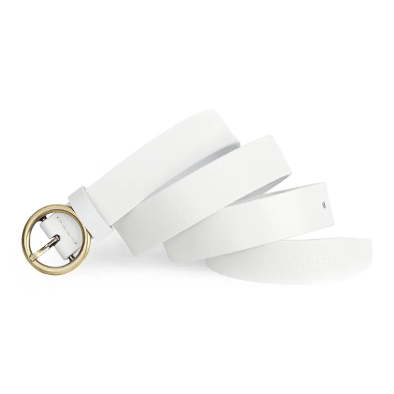 TUCANO Pin Buckle Belt Genuine Leather Decoration Cow Leather Pants Belt Trendy Leather Belts Women's Width  3.8cm-4