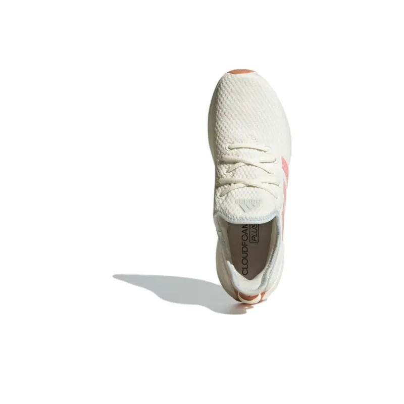 Adidas Cloudfoam Pure Off White Semi Pink Spark Halo Blue Women's-3