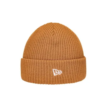 New Era Cotton Acrylic Beanies Unisex Brown