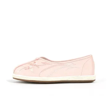 Old Meihua Golden Bamboo Embroidery Casual Single Shoes Women's Pink