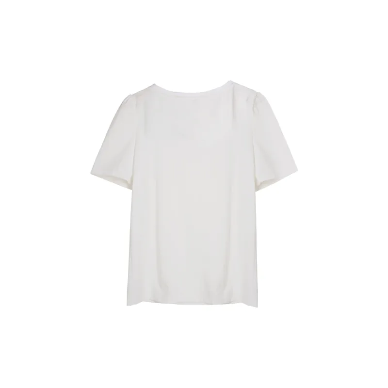 Olrain T Shirts Women's Ecru-1