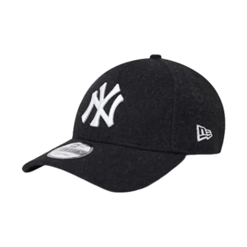 New Era Sheep Wool Viscose Fibers Cotton Polypropylene Polyester Baseball Caps Unisex Black-1