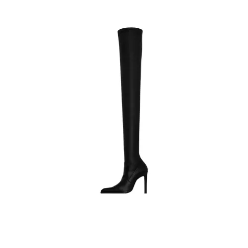 SAINT LAURENT Over-The-Knee Boots Women's Black