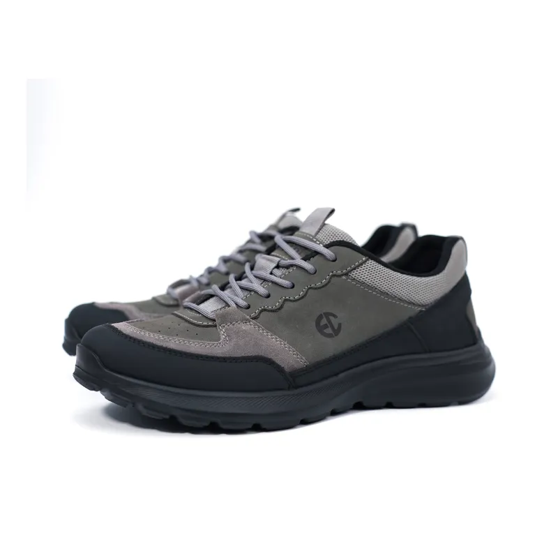 ENRICO COVERI Cushioning Support Lightweight Low Top Casual Shoes Men's Black Gray-1