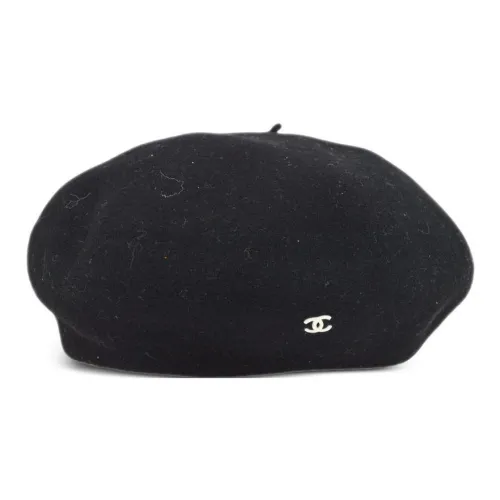 CHANEL Pre-Owned 1990-2000s CC Wool Beret