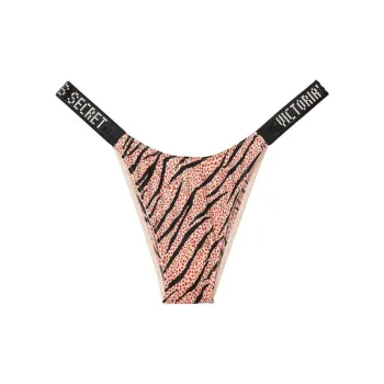 Victoria's Secret VERY SEXY Underpants Women's 1 Pack Champagne Zebra Print