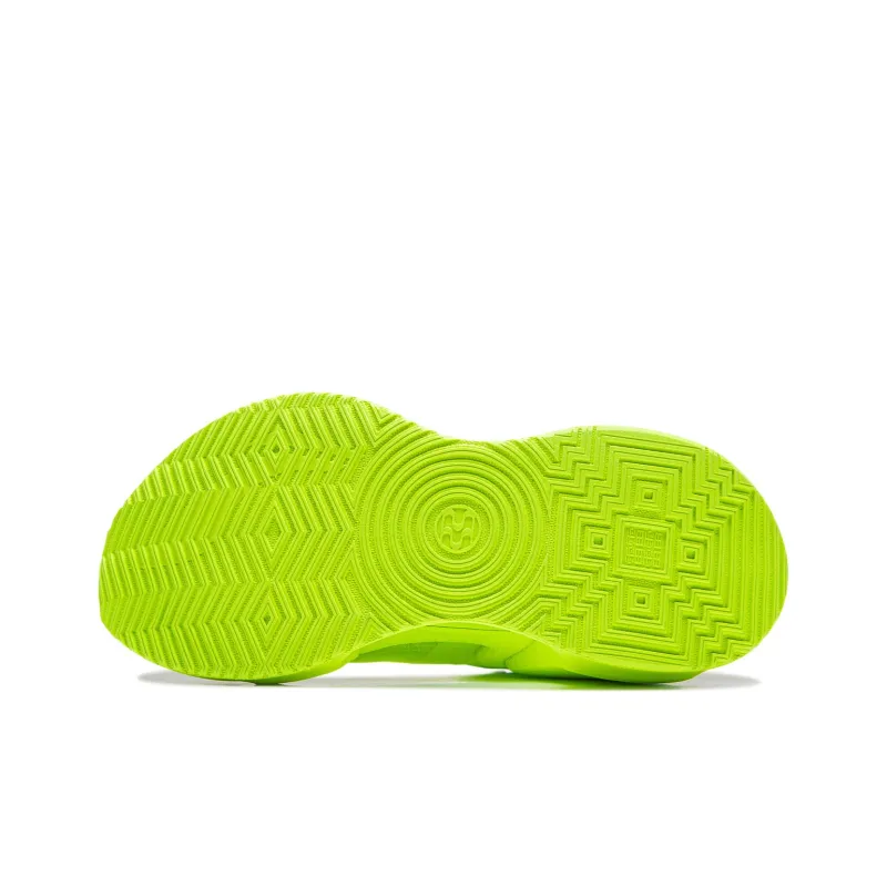 LiNing Shadow 3 ESSENTIAL Cushioning Support Rebound Low Top Running Shoes Women's Neon Green-6