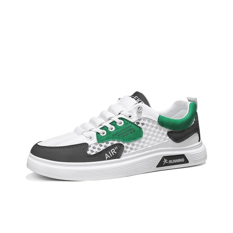 Abango Casual Shoes Men Low Top Gray/Beige/White-1