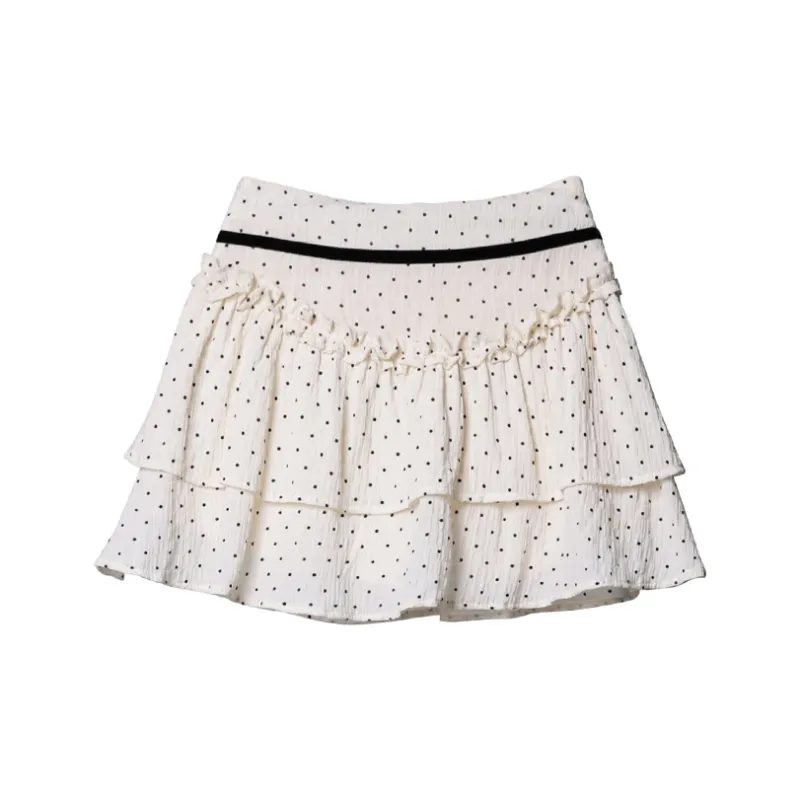 Wen Shan Casual Short Skirts Women's Apricot-1