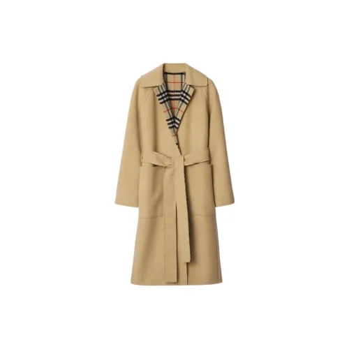 Burberry Coats Women's Linen