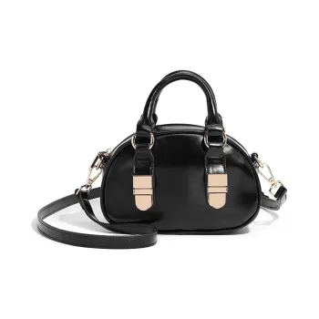 TTaG．baG PU Handbag Regular Women's Black/White
