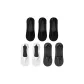 7-Pack (3 Black+2 Dark Gray+2 White)