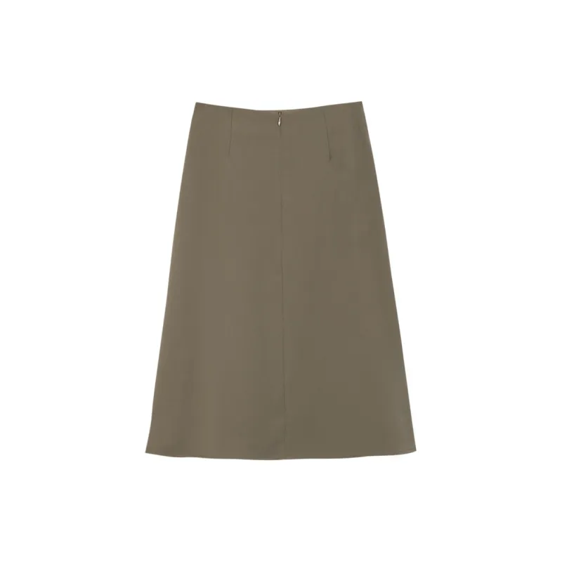 Lucybaily Casual Long Skirts Women's-6