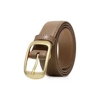 TUCANO Decorative Versatile Korean Style Belt Simple Individual Pin Buckle Slim Fit Leather Belts Women's