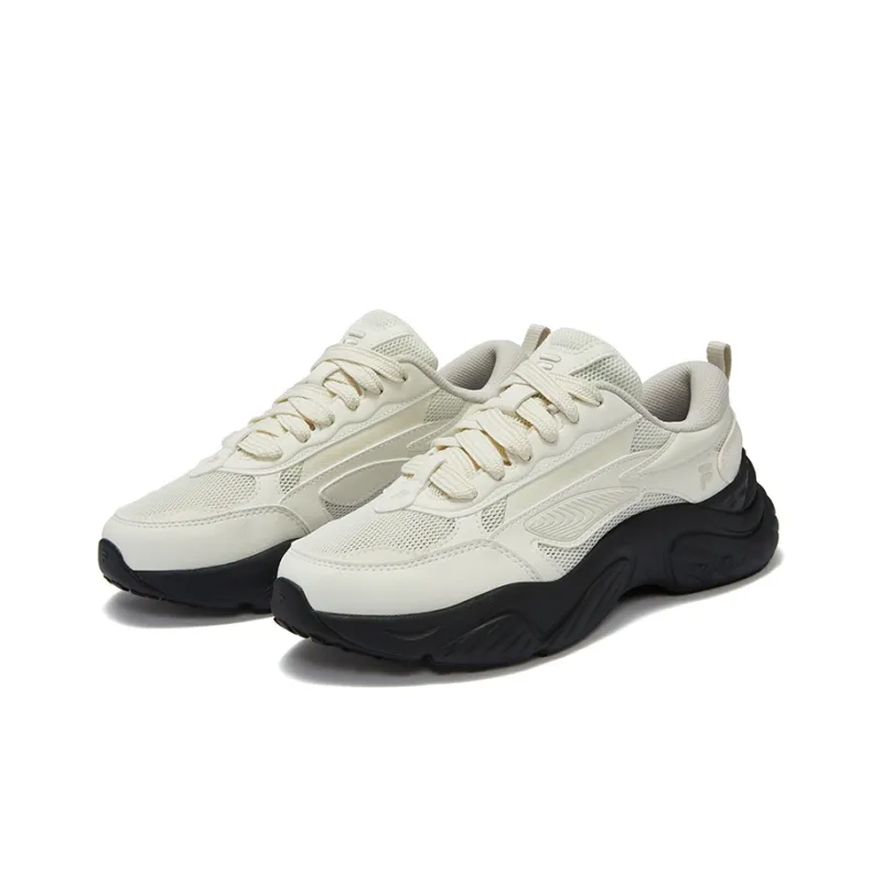 FILA FUSION Conch Dx Conch Shoes Wear-Resistant Low-Top Casual Shoes Women's Milk White Gray-1