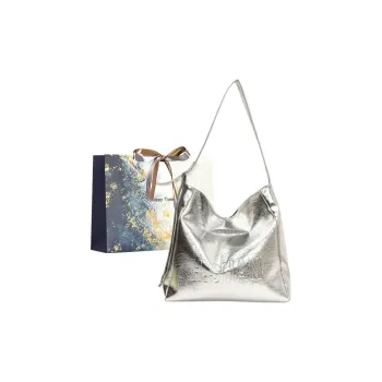 Iman's House PU Tote Shoulder Bag, Crossbody Bag Women's Silver/Gold/Black