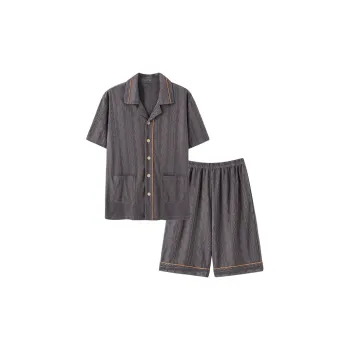 Mulong Family Pajama Set Men's Dark Gray