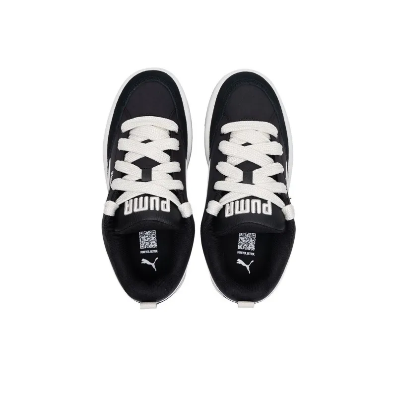 PUMA Park Lifestyle Street Anti-Slip Wear-Resistant Low-Top Skateboard Shoes Unisex Black White-3