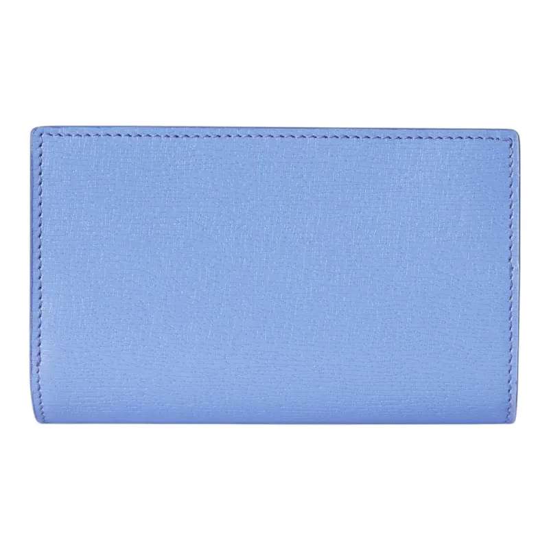 GUCCI Leather Wallet Women's Light Purple-2