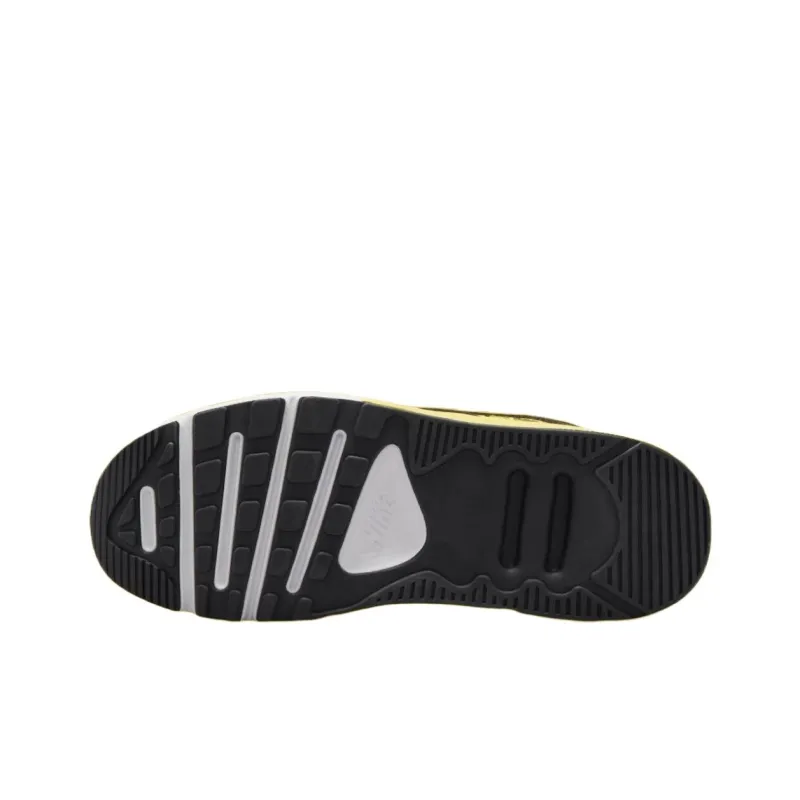Nike Air Max 90 Anti Slip Wear Resistant Low Top Casual Shoes Women's White Yellow-5