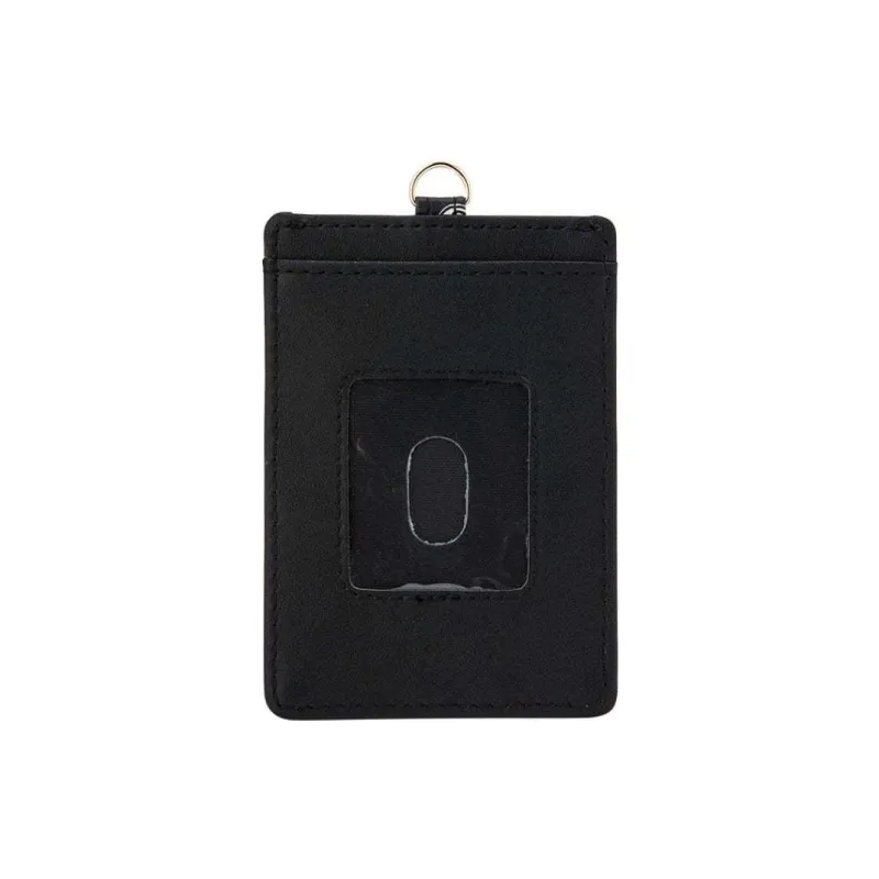 Sanrio PU Passport Wallet, Card Holder Regular Unisex Black & Multicolor-2