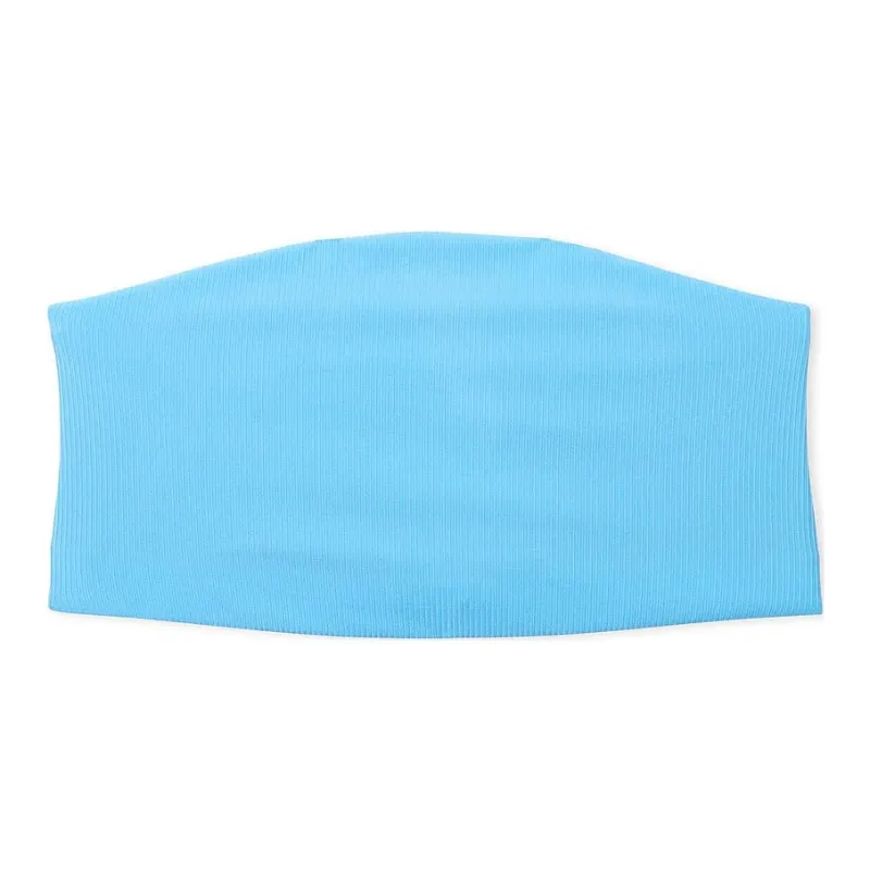 Victoria's Secret PINK BASE STRETCH BANDEAU BRA / Blue Bra Women's Blue-0