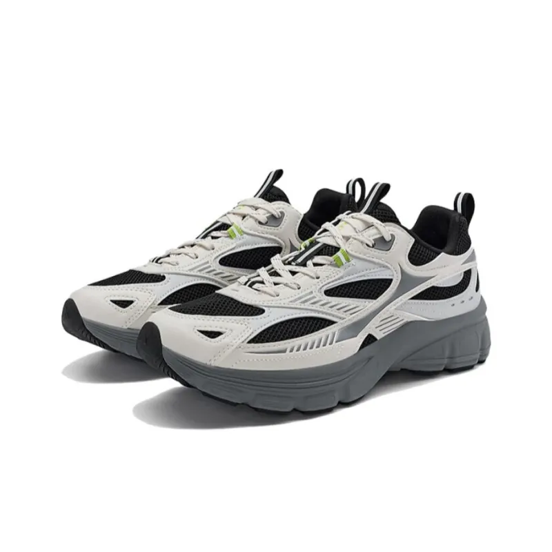 XTEP Enable Source 2000 Slip Resistant Low Top Casual Shoes Men's Black Gray-2