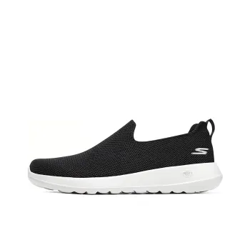 Skechers GO WALK Ma Cushioning Wear Resistant Low Top Casual Shoes Men's Black White