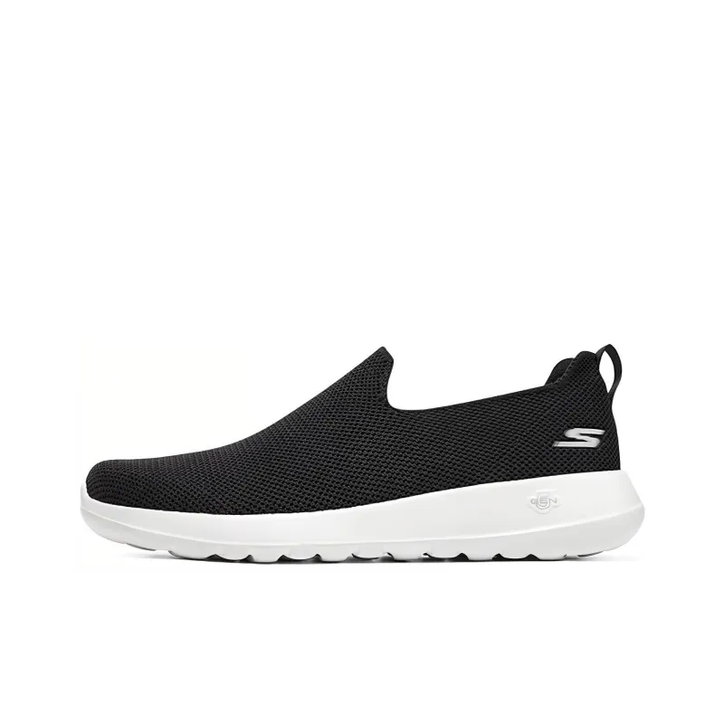 Skechers GO WALK Ma Cushioning Wear Resistant Low Top Casual Shoes Men's Black White-0