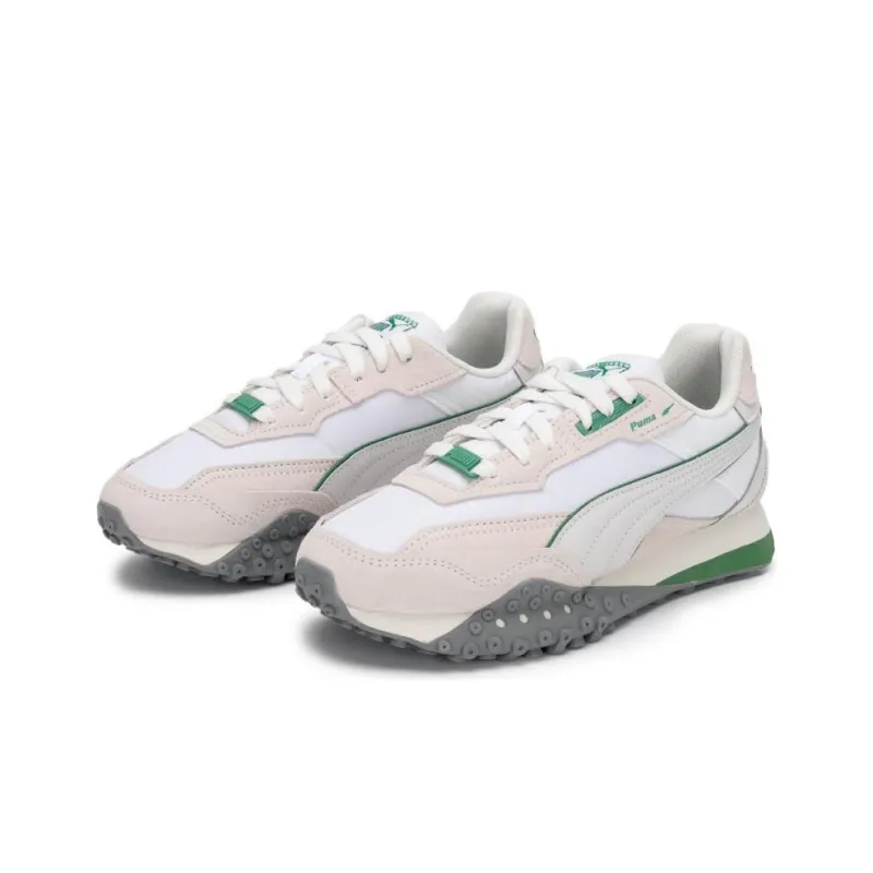 PUMA Blktop Rider Nylon LT Breathable Low Top Casual Shoes Unisex White Beige-2