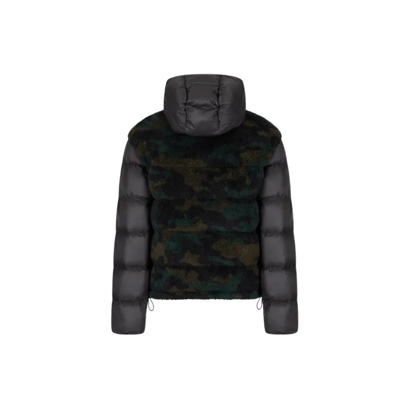 EMPORIO ARMANI EA7 FW22 Puffer Jacket Men's Black-1