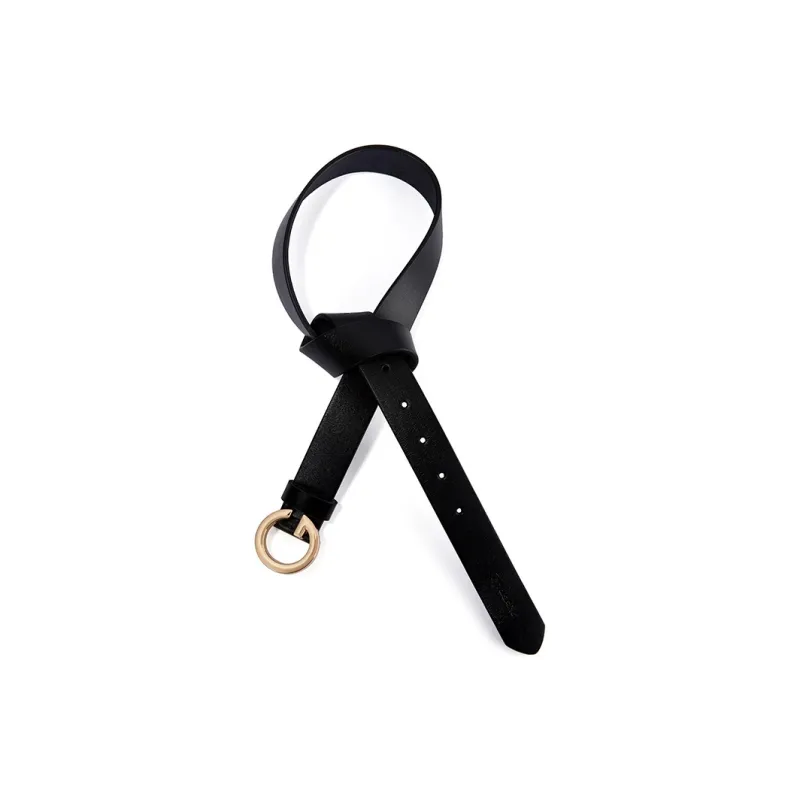 TUCANO Trendy Belt Decoration Pants Waist Jeans Bovine Split Transfer Leather Leather Belts Women's Width 2.8CM-2