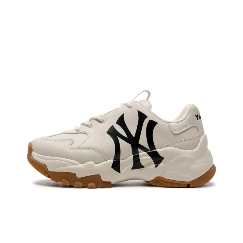 MLB Big Ball Chunky Low Top Chunky Sneakers Unisex Beige-0