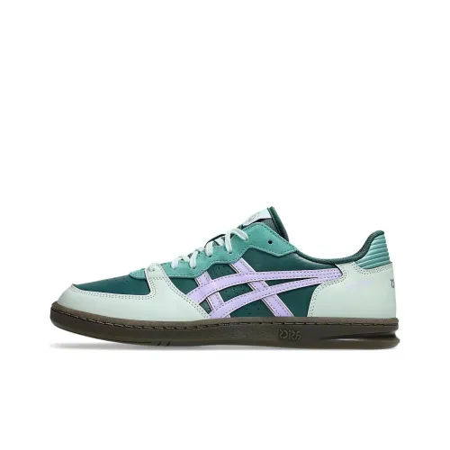 Asics Skyhand Skateboard Shoes Unisex Low-Top Green/Purple