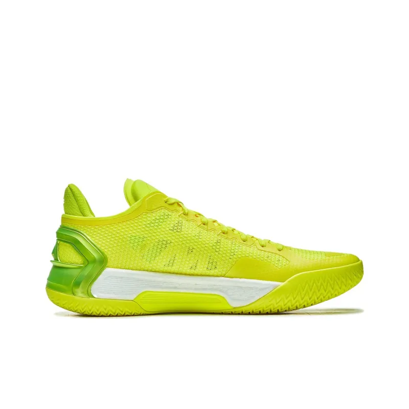 LiNing Blade 4V2 Cushioning Slip Resistant Support Lightweight Rebound Low Top Basketball Shoes Men's Yellow-1