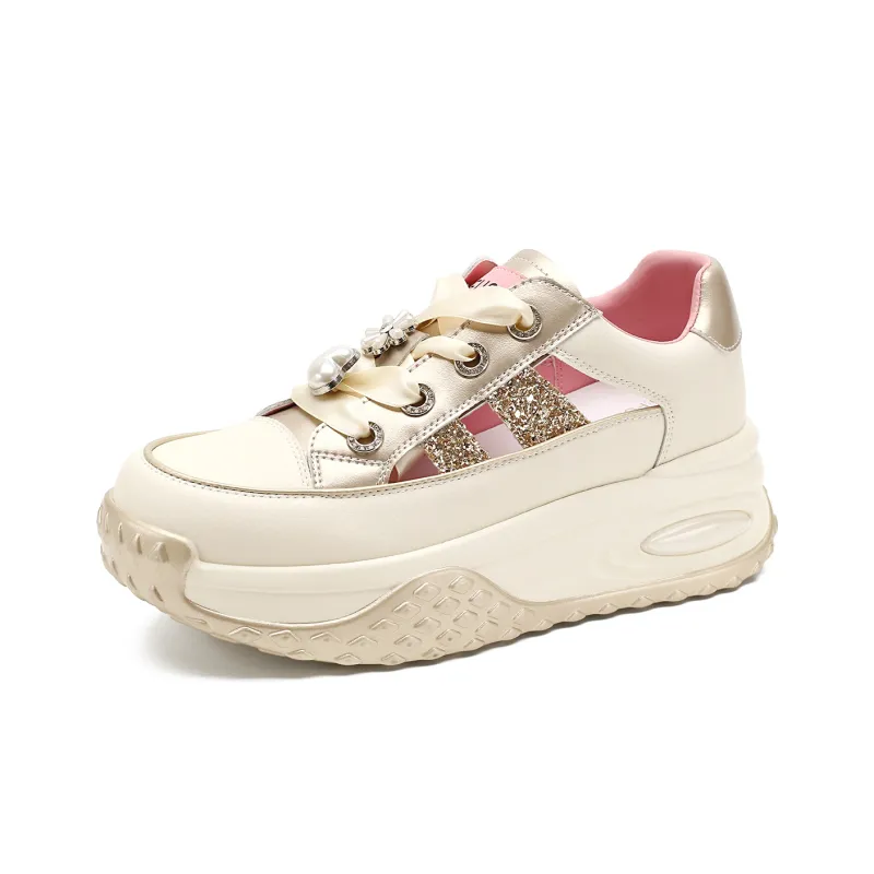 D:FUSE SCANDINAVIA Ah-Gan Shoes Low-Top Chunky Sneakers Women's-7