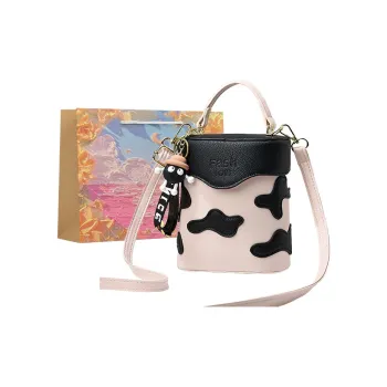 BRINCH PU Shoulder Bag Regular Women's Pink/Black/Coffee/Green