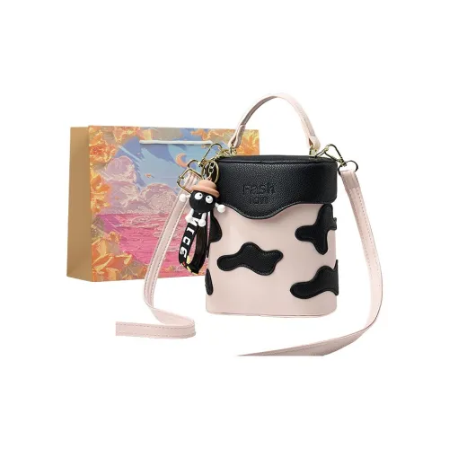 BRINCH PU Shoulder Bag Regular Women's Pink/Black/Coffee/Green