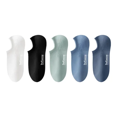MIIOW No-Show Socks Unisex 5 Pack