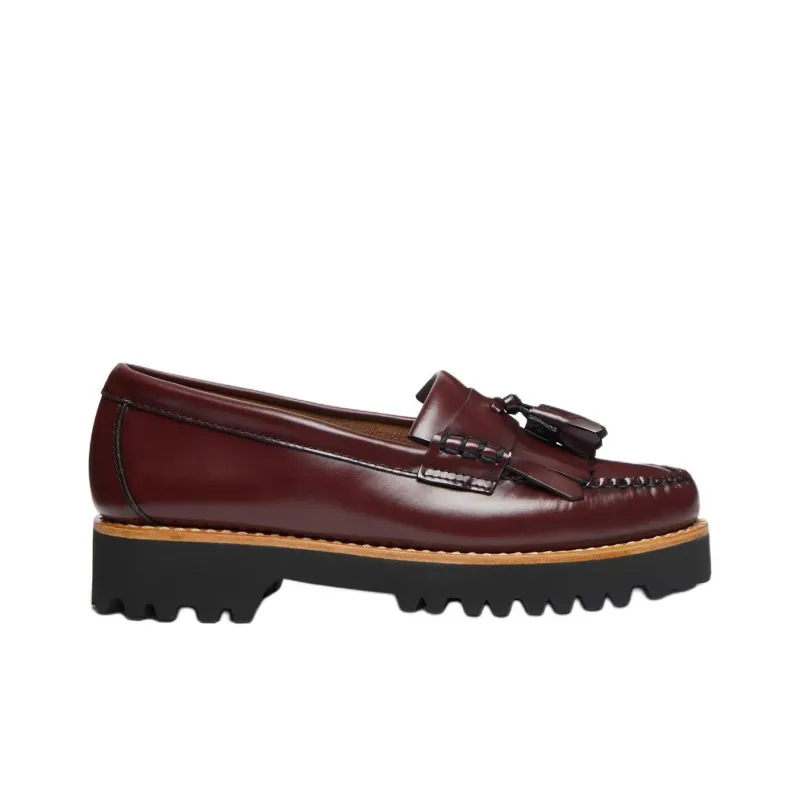 G.H. Bass & Co. Esther Kiltie Loafers Women's Burgundy-1