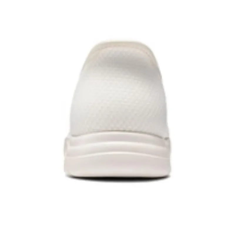 Skechers Slip Ins Wear Resistant Support Lightweight Low Top Casual Shoes Women's White-4