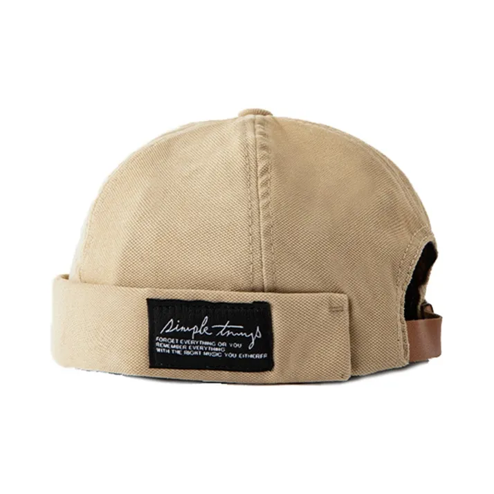 RX UVCUT Vintage Hats & Caps Brimless Landlord Hat Unisex-4