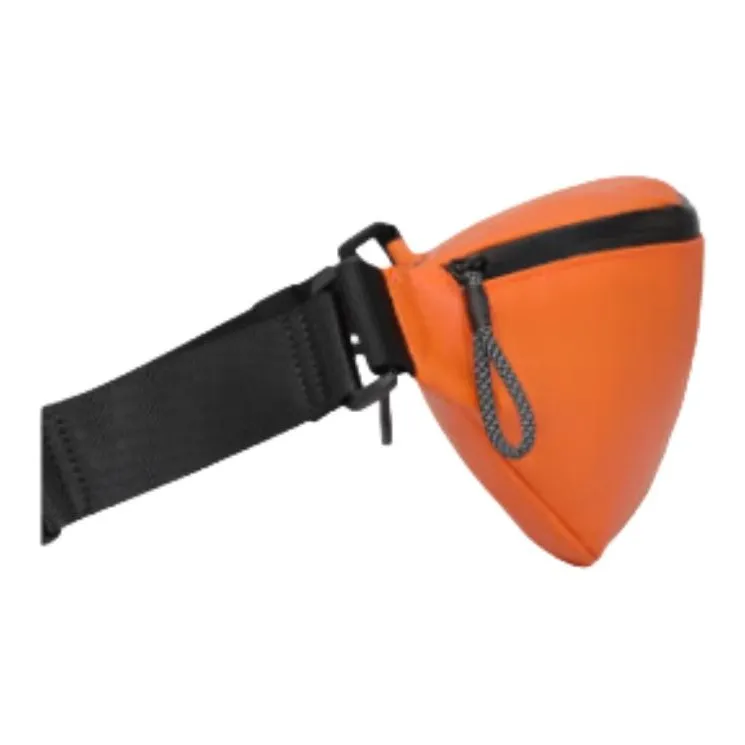 LEXON Waterproof Fabric Fanny Pack Regular Unisex Orange/Dark Blue-2