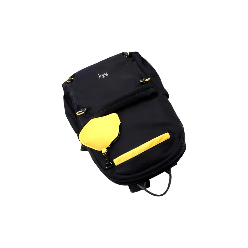 Why Oxford Backpack Large Size Women's Black-4